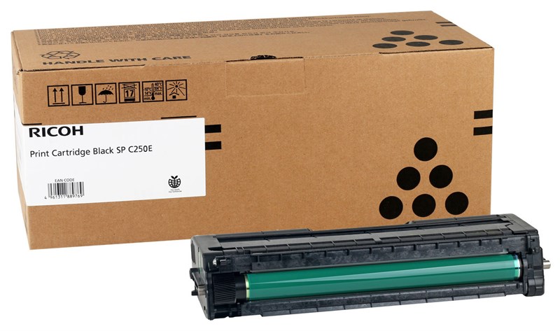 Ricoh 407543 BLACK TONER FOR SPC250E Orijinal