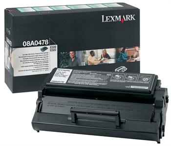 Lexmark 08A0478 Yüksek Kapasiteli Siyah Toner