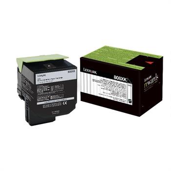 Lexmark 80C8XK0 Ekstra Yüksek Kapasiteli Siyah Toner