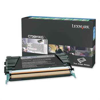 Lexmark C736H1KG Yüksek Kapasiteli Siyah Toner