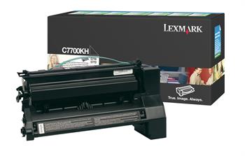 Lexmark C7700KH Yüksek Kapasiteli Siyah Toner