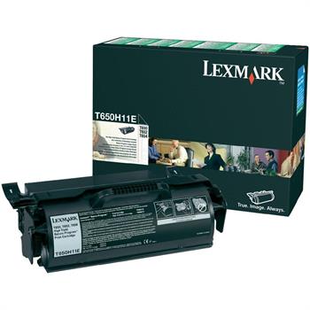 Lexmark T650H11E Yüksek Kapasiteli Siyah Toner