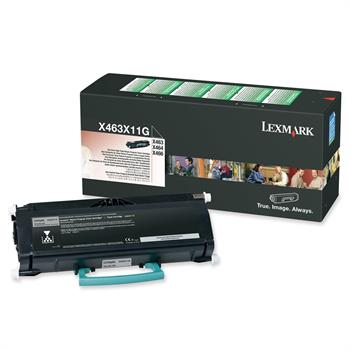 Lexmark X463X11G Ekstra Yüksek kapasiteli Siyah Toner