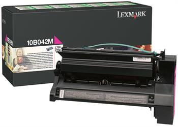 Lexmark 10B042M+T3:T190 Kırmızı Toner