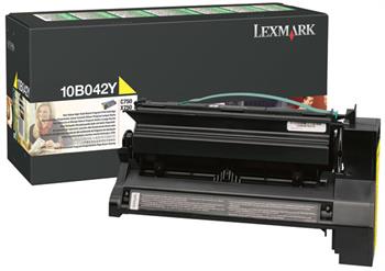 Lexmark 10B042Y Sarı Toner