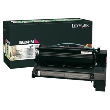 Lexmark 15G041M Kırmızı Toner