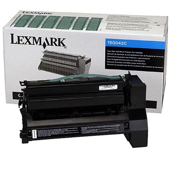 Lexmark 15G042C Yüksek Kapasiteli Mavi Toner