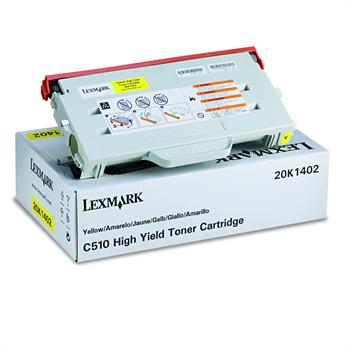 Lexmark 20K1402 Yüksek Kapasiteli Sarı Toner