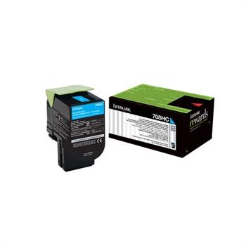 Lexmark 70C8HC0 Yüksek Kapasiteli Mavi Toner