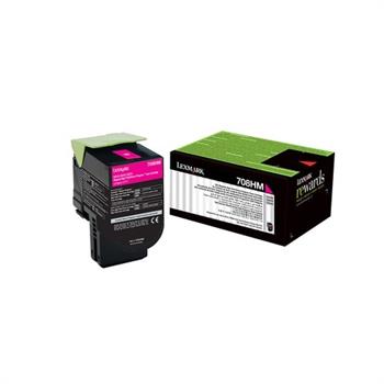 Lexmark 70C8HM0 Yüksek Kapasiteli Kırmızı Toner