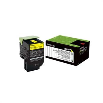 Lexmark 70C8HY0 Yüksek Kapasiteli Sarı Toner