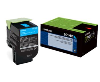 Lexmark 80C8HC0 Yüksek Kapasiteli Mavi Toner