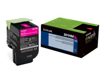 Lexmark 80C8HM0 Yüksek Kapasiteli Kırmızı Toner