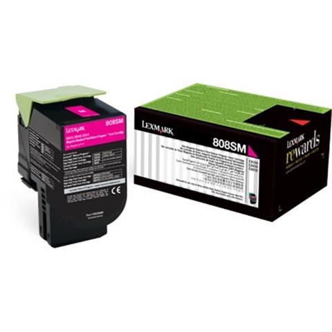 Lexmark 80C8SM0 Kırmızı Toner