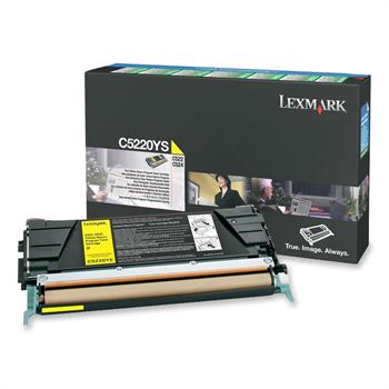 Lexmark C5220YS Sarı Toner