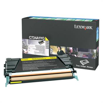 Lexmark C734A1YG Sarı Toner