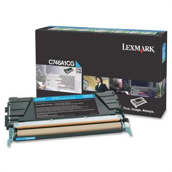 Lexmark C746A1CG Mavi Toner