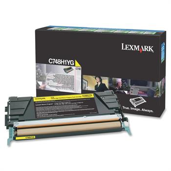 Lexmark C748H1YG Yüksek Kapasiteli Sarı Toner