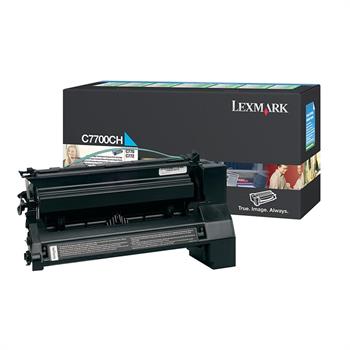 Lexmark C7700CH Yüksek Kapasiteli Mavi Toner