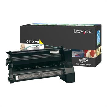 Lexmark C7720YX Ekstra Yüksek Kapasiteli Sarı Toner
