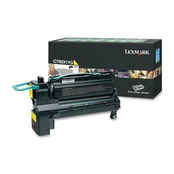 Lexmark C792X1YG Ekstra Yüksek Kapasiteli Sarı Toner