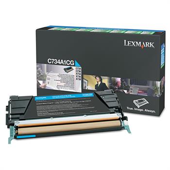 Lexmark X748H1CG Yüksek Kapasiteli Mavi Toner