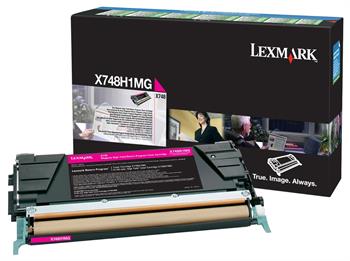 Lexmark X748H1MG Yüksek Kapasiteli Kırmızı Toner