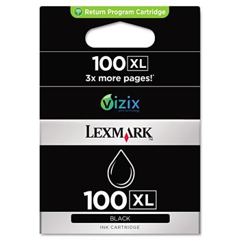 Lexmark 14N1068E - 100XL Numaralı Yüksek Kapasiteli Siyah Kartuş