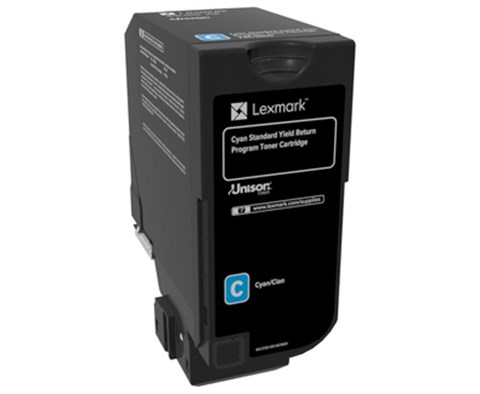 Lexmark 74C5SC0 Mavi Toner