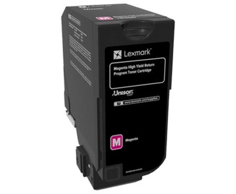 Lexmark 74C5HM0 Yüksek Kapasiteli Kırmızı Toner