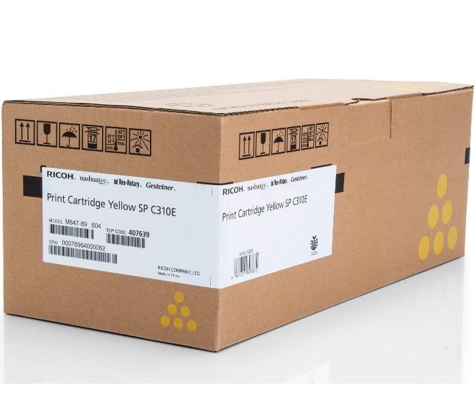 Ricoh 407639 PRINT CARTRIDGE YLW SPC310E MULTI Orijinal