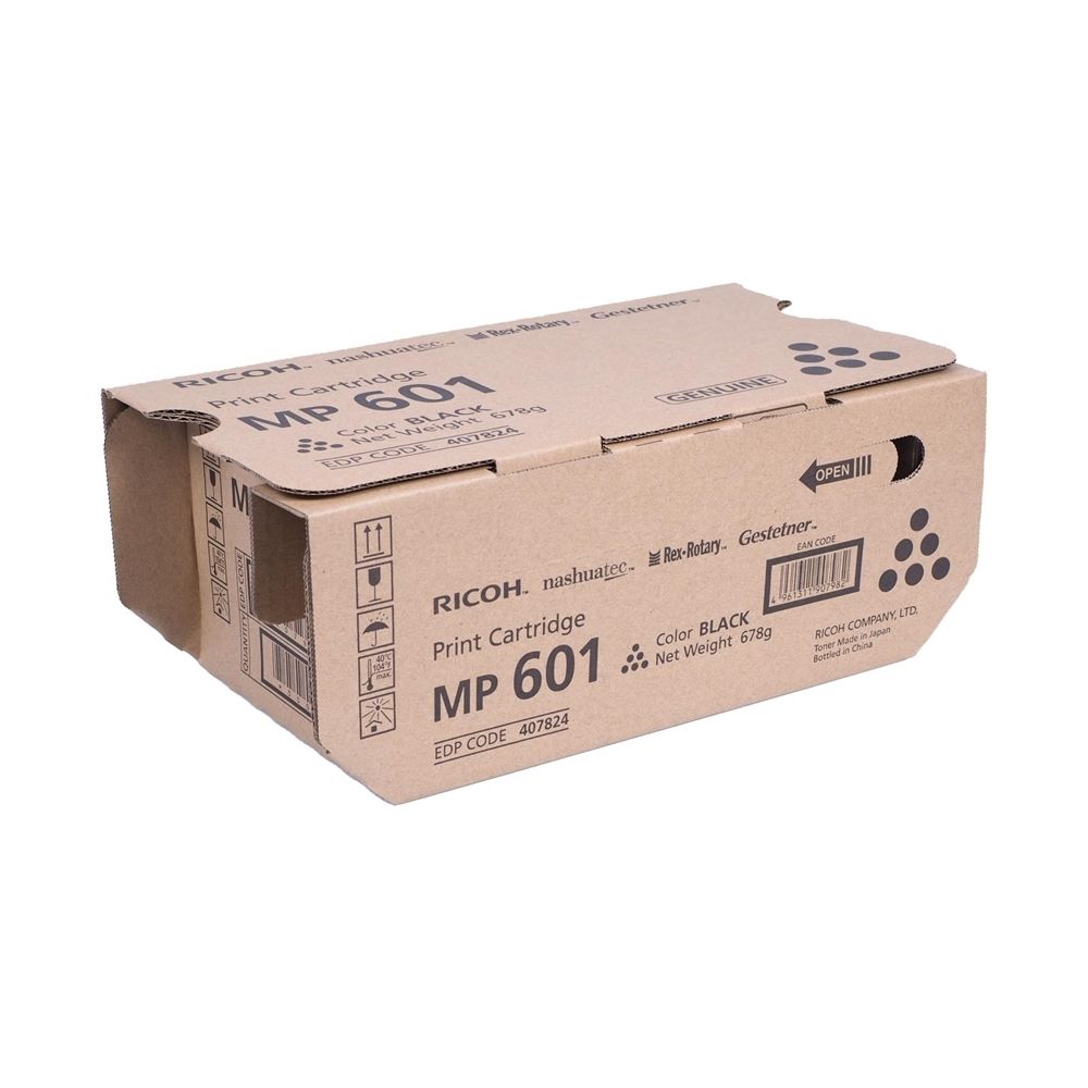 Ricoh 407824 PRINT CARTRIDGE MP 601 BLACK Orijinal