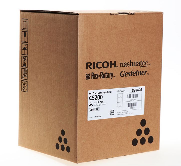Ricoh 828426 PRO PRINT CARTRIDGE BLACK C5200 Orijinal