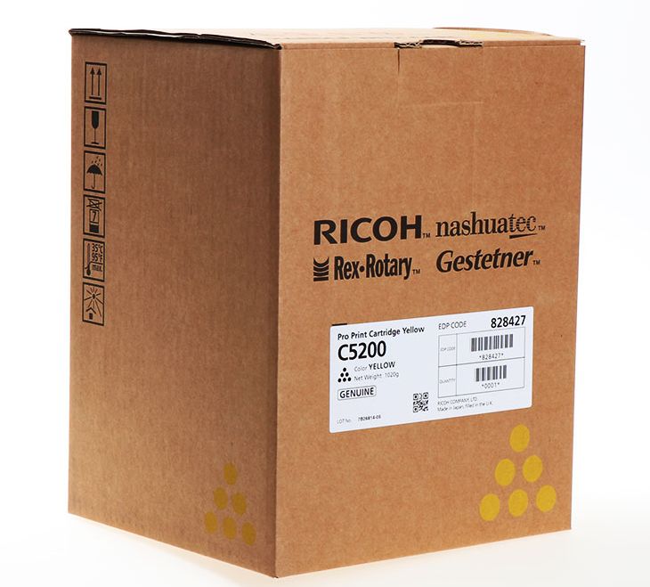 Ricoh 828427 PRO PRINT CARTRIDGE YELLOW C5200 Orijinal