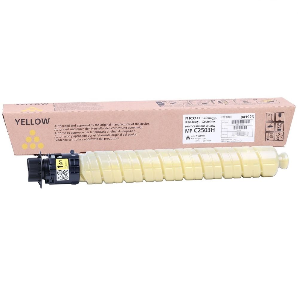 Ricoh 841926 High Yield Toner Yellow Orijinal