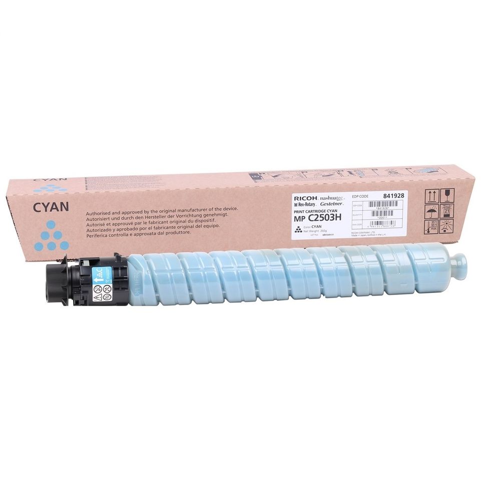 Ricoh 841928 High Yield Toner Cyan Orijinal