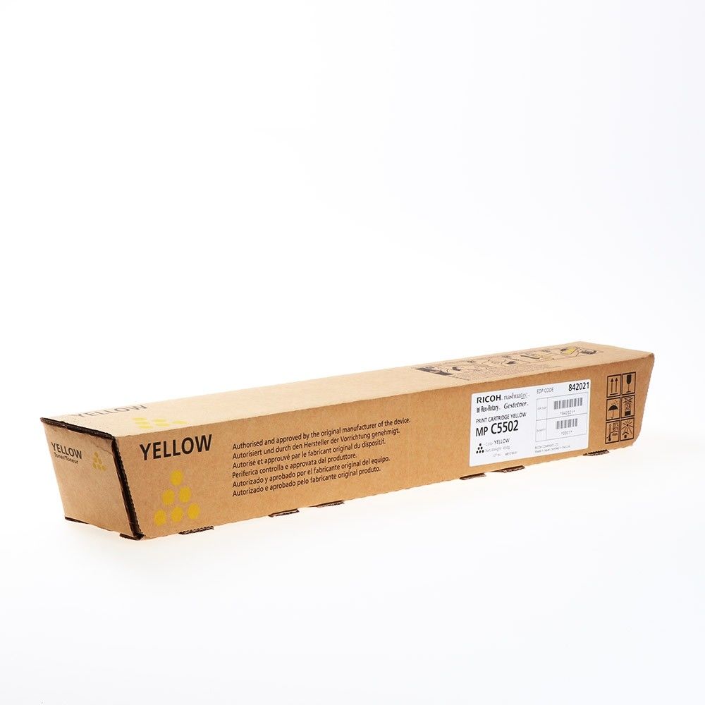 Ricoh 842021 PRINT CARTRIDGE YELLOW MP C5502 Orijinal