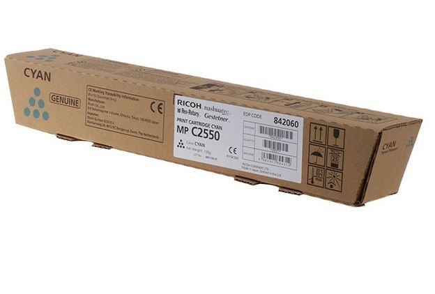 Ricoh 842060 MPC2550E CYAN Orijinal