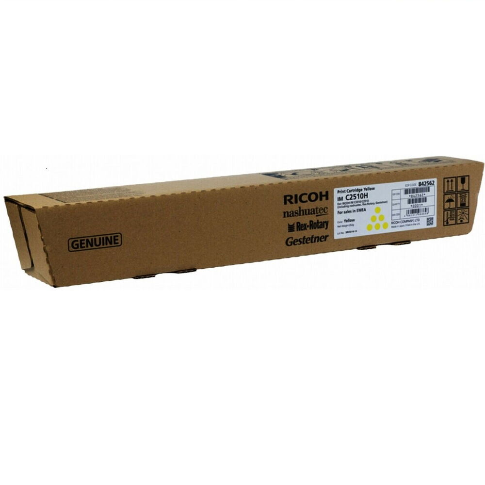 Ricoh 842562 PRINT CARTRIDGE YELLOW IM C2510H Orijinal