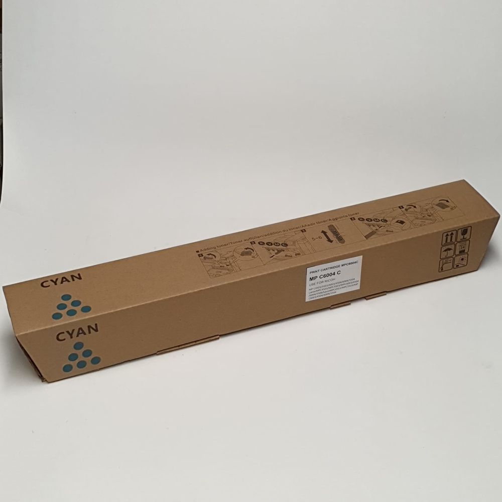 Ricoh MPC6004C TONER CYAN MPC4503/5503/6003/4504/5504/6004 Muadil