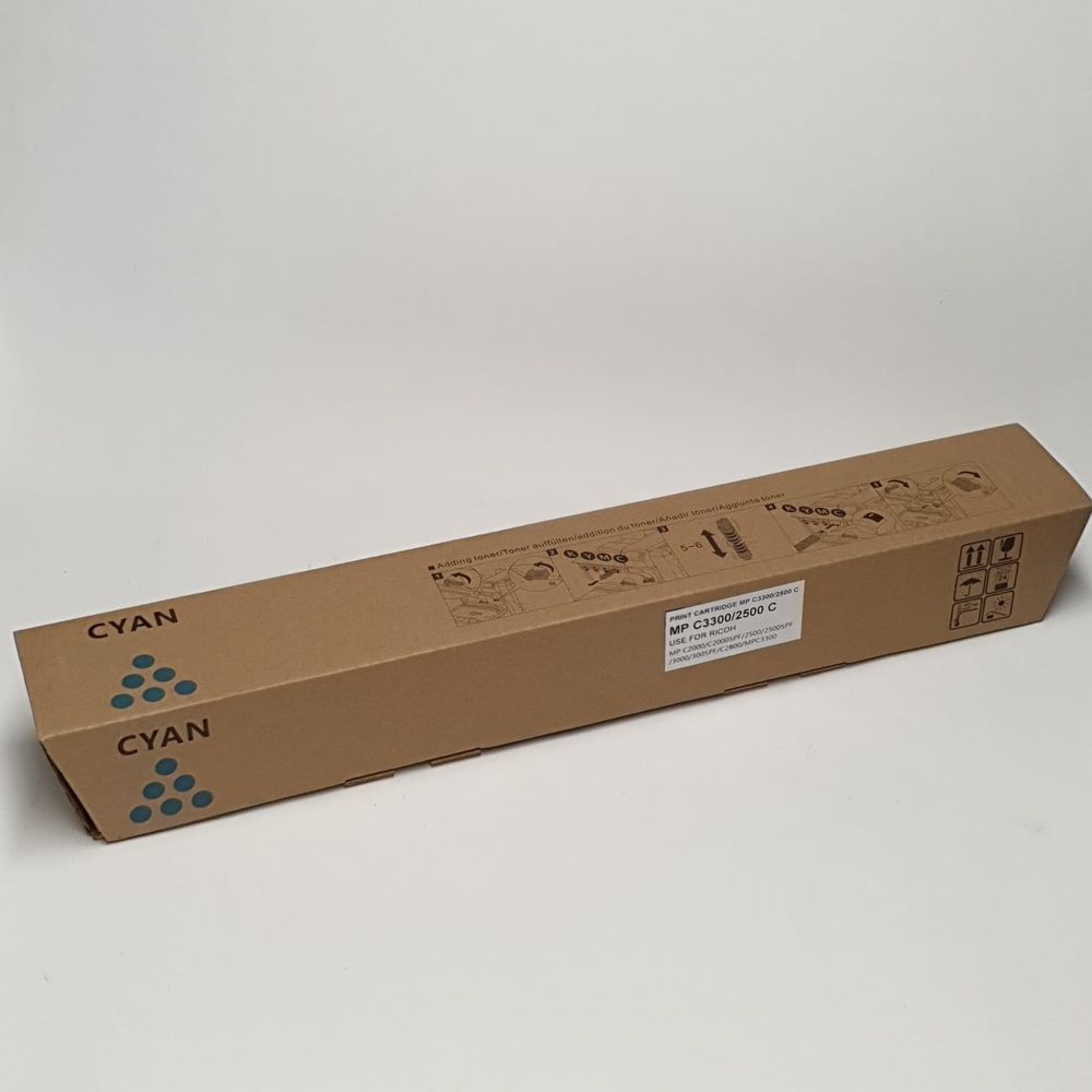 Ricoh MPC2500C CYAN TONER Muadil